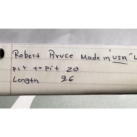 VINTAGE Robert Bruce Sweater‎ Cosby  90.s   Gray   Sweatshirt Made In USA 90s - Picture 7 of 11